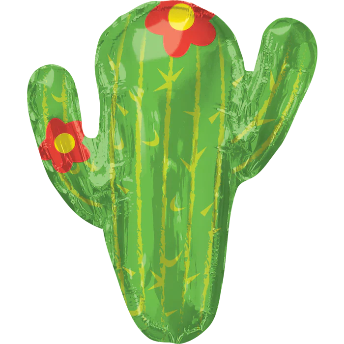 Cactus Mini Shape (requires heat-sealing) 14″ Foil Balloon by Anagram from Instaballoons