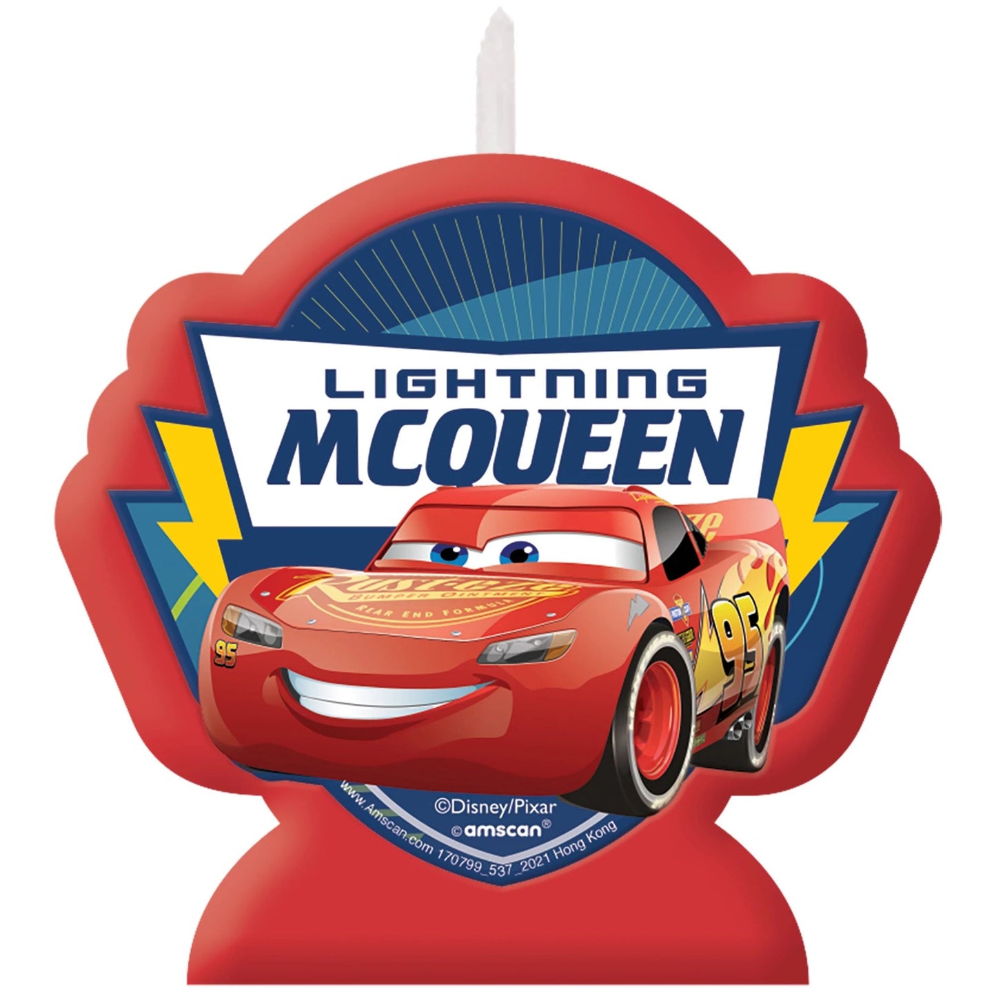 Candle - Cars 3 (1ct) - Amscan