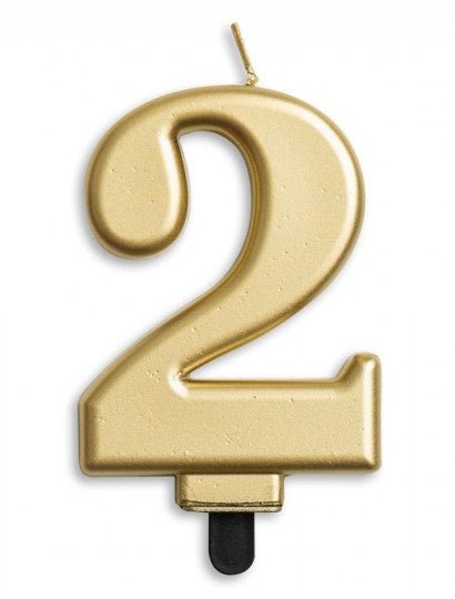 Candle - Gold Number (1ct) - Winner Party