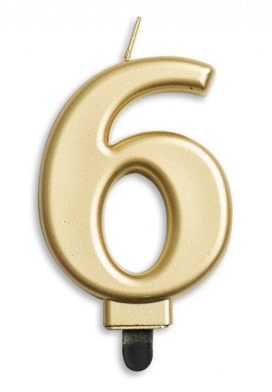 Candle - Gold Number (1ct) - Winner Party