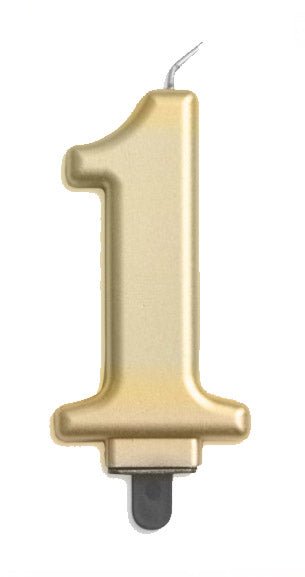 Candle - Gold Number (1ct) - Winner Party