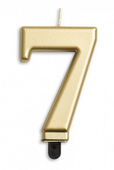 Candle - Gold Number (1ct) - Winner Party