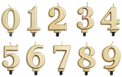 Candle - Gold Number (1ct) - Winner Party