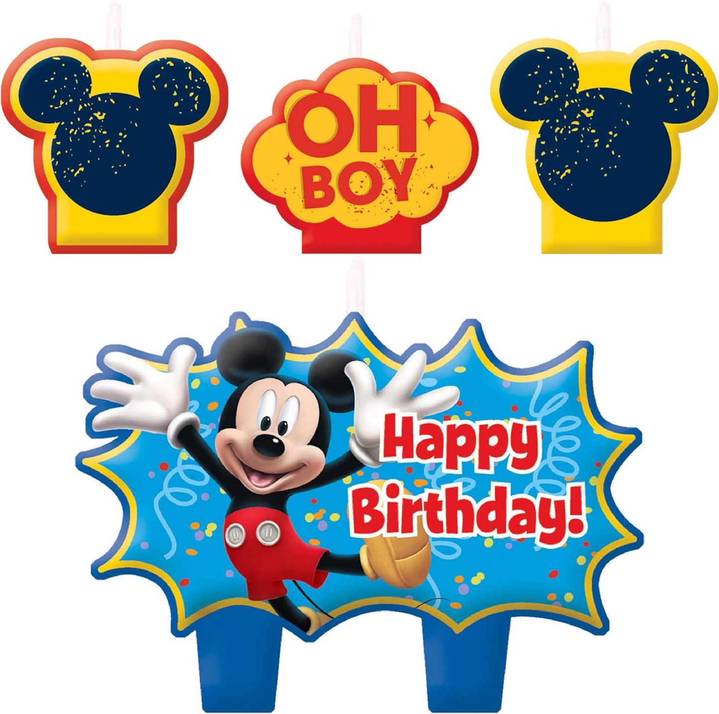 Candles - Disney Mickey Fun and Friends (4ct) - Amscan