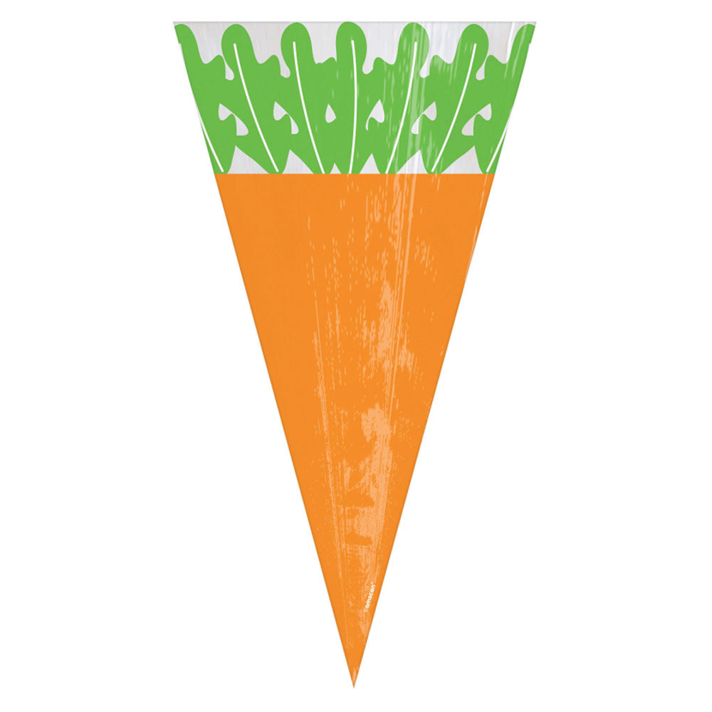 Carrot Cello Basket Bags 28cm x 15cm by Amscan from Instaballoons