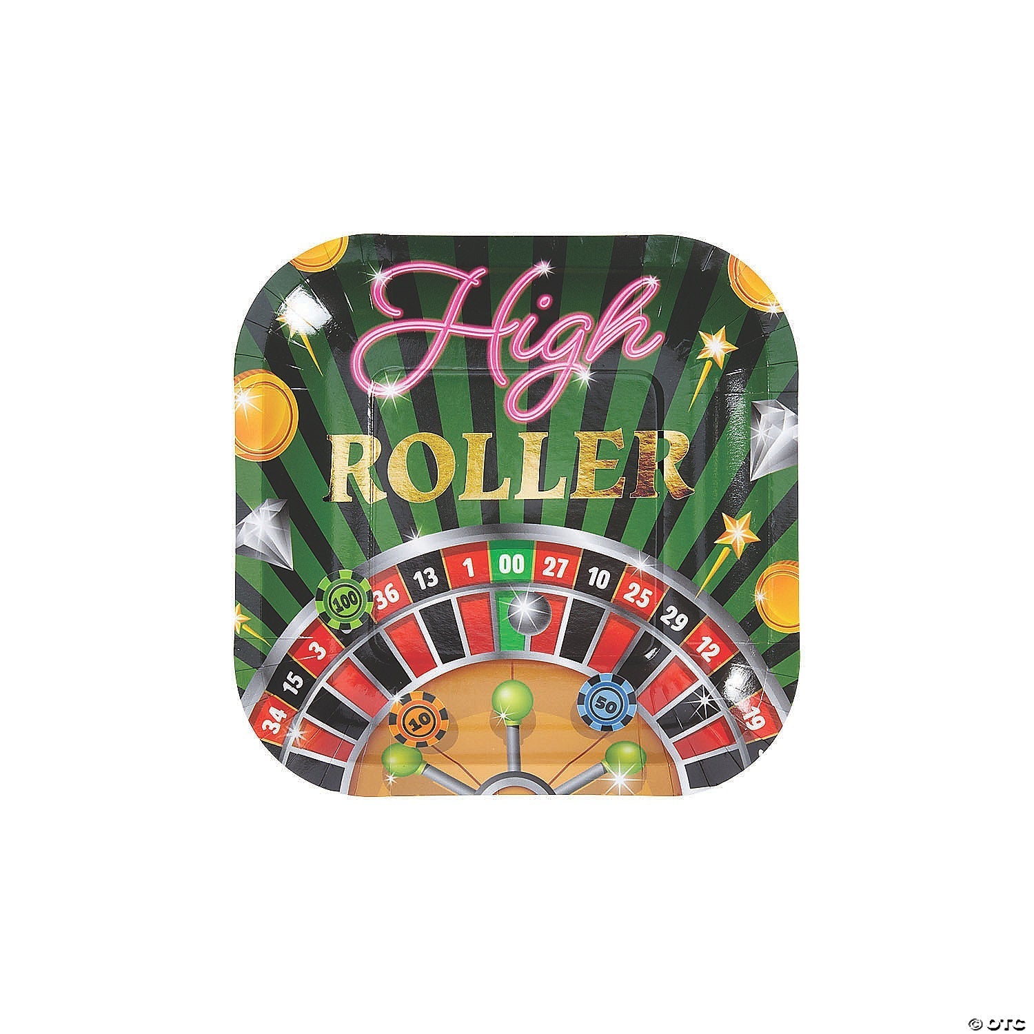Casino Night 7" Plates by Fun Express from Instaballoons