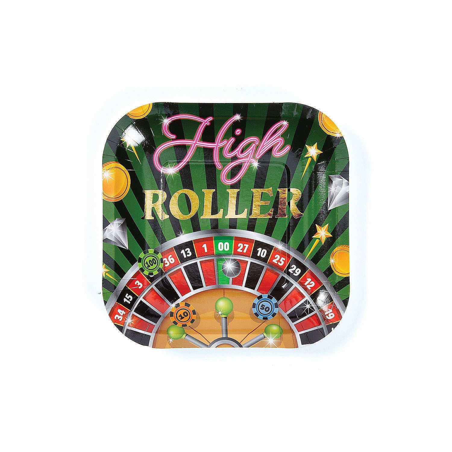 Casino Night 7" Plates by Fun Express from Instaballoons