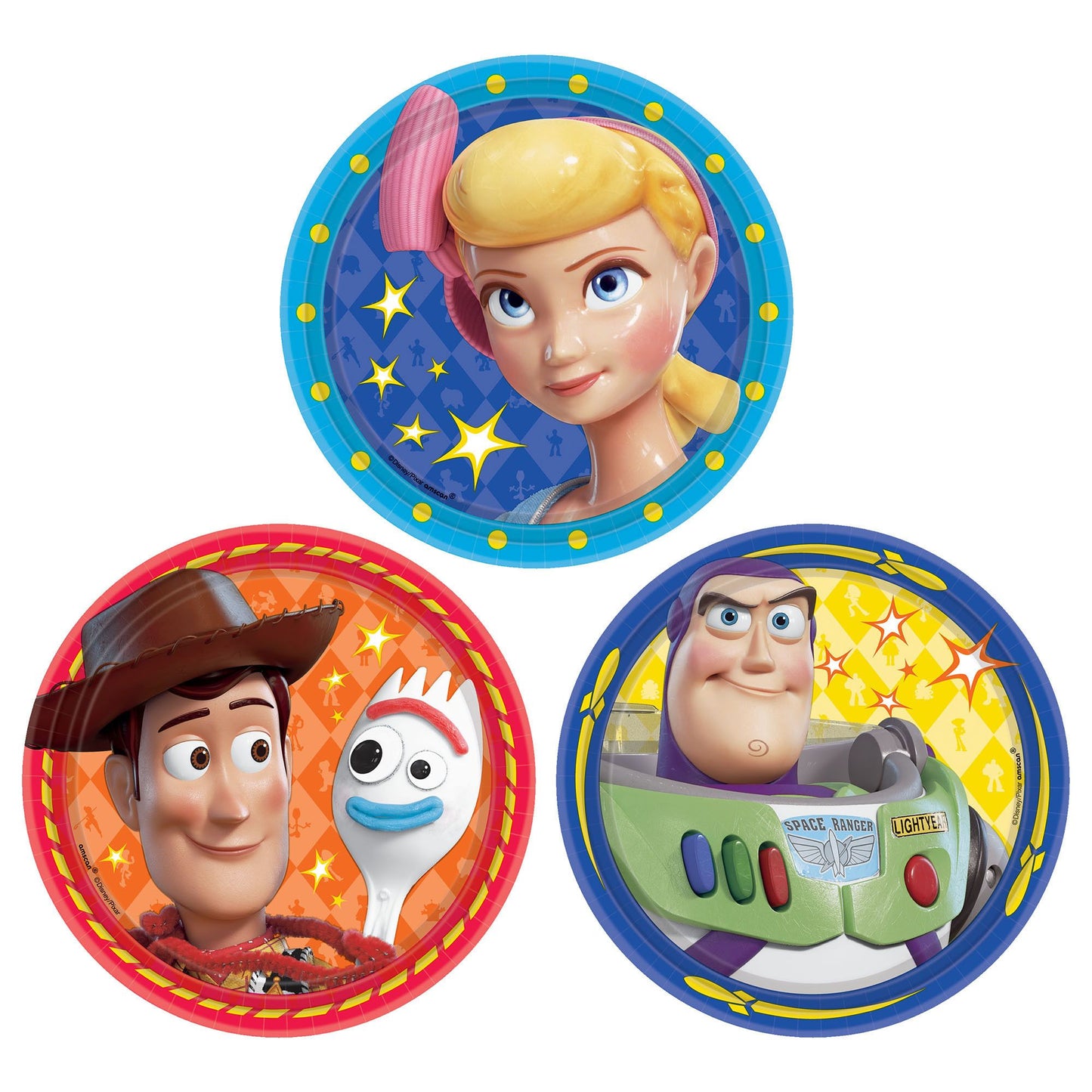 7" Paper Plates - Toy Story 4 (8ct) - Amscan