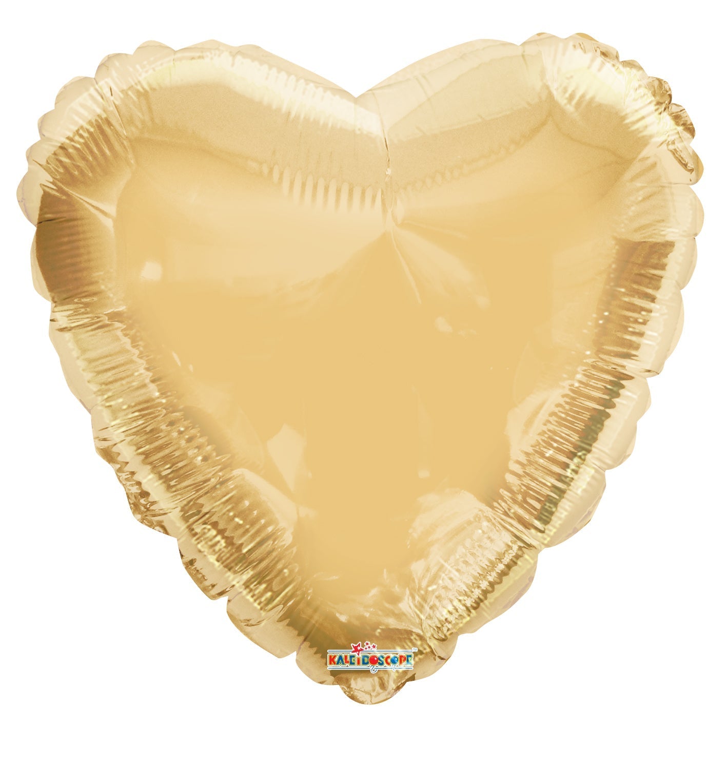 Champagne Gold Heart 18″ Foil Balloon by Convergram from Instaballoons