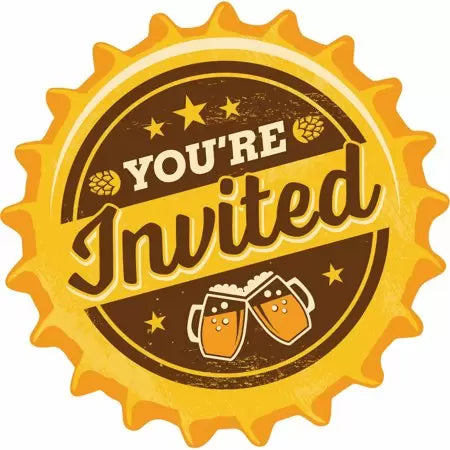 Cheers & Beer Invitation by Creative Converting from Instaballoons