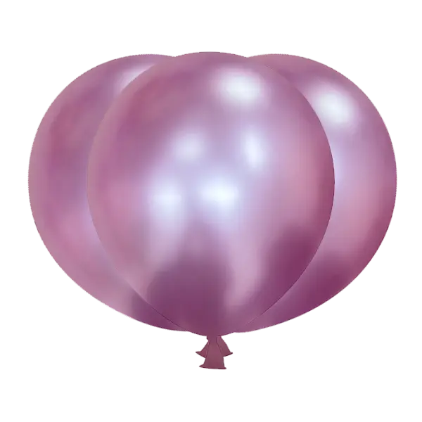 Chrome Coral Pink 18″ Latex Balloons by GloMex from Instaballoons