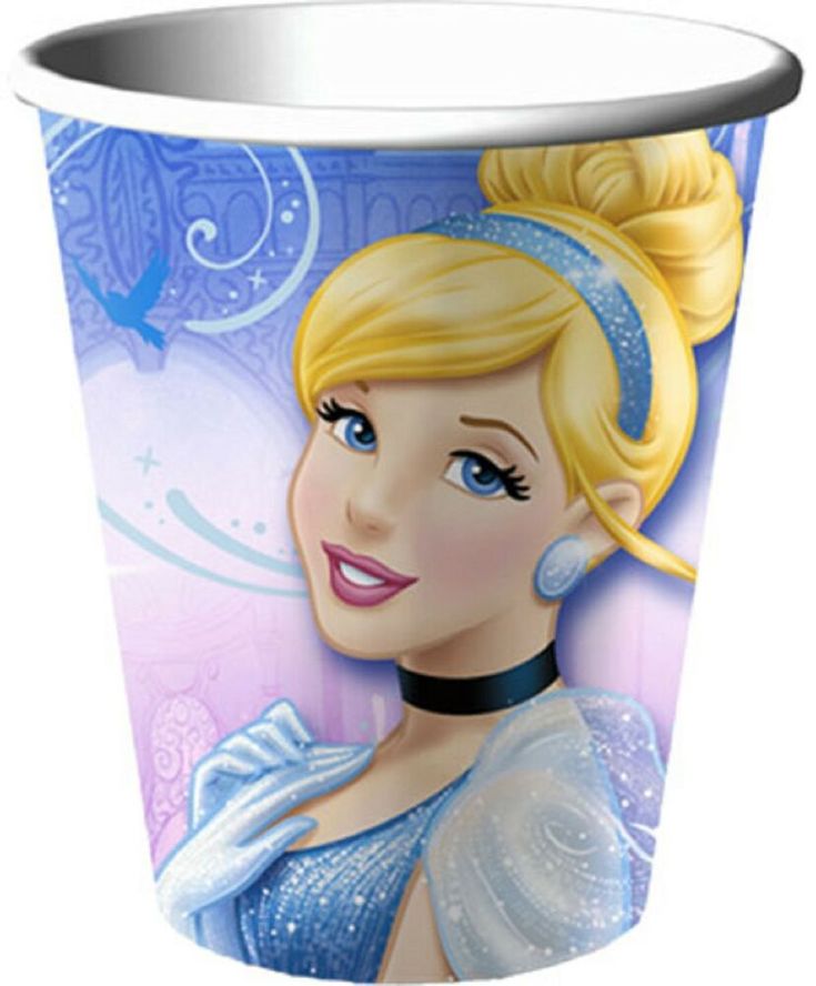 Cinderella Sparkle 9oz Cups by null from Instaballoons