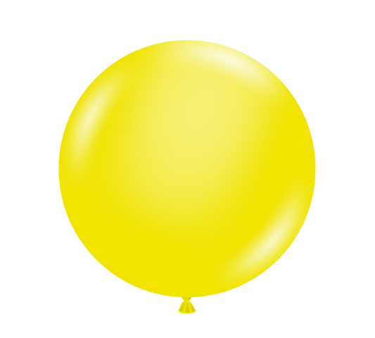 Clear Yellow 24″ Latex Balloons