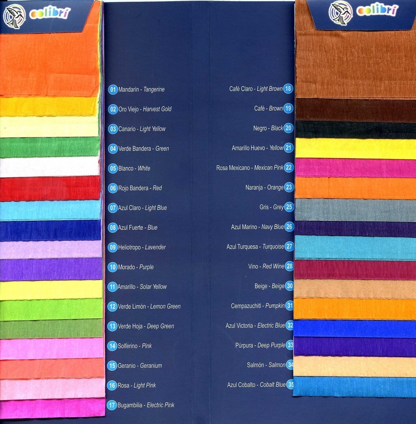 30" Tissue Paper/Papel China - 100ct - Colibri