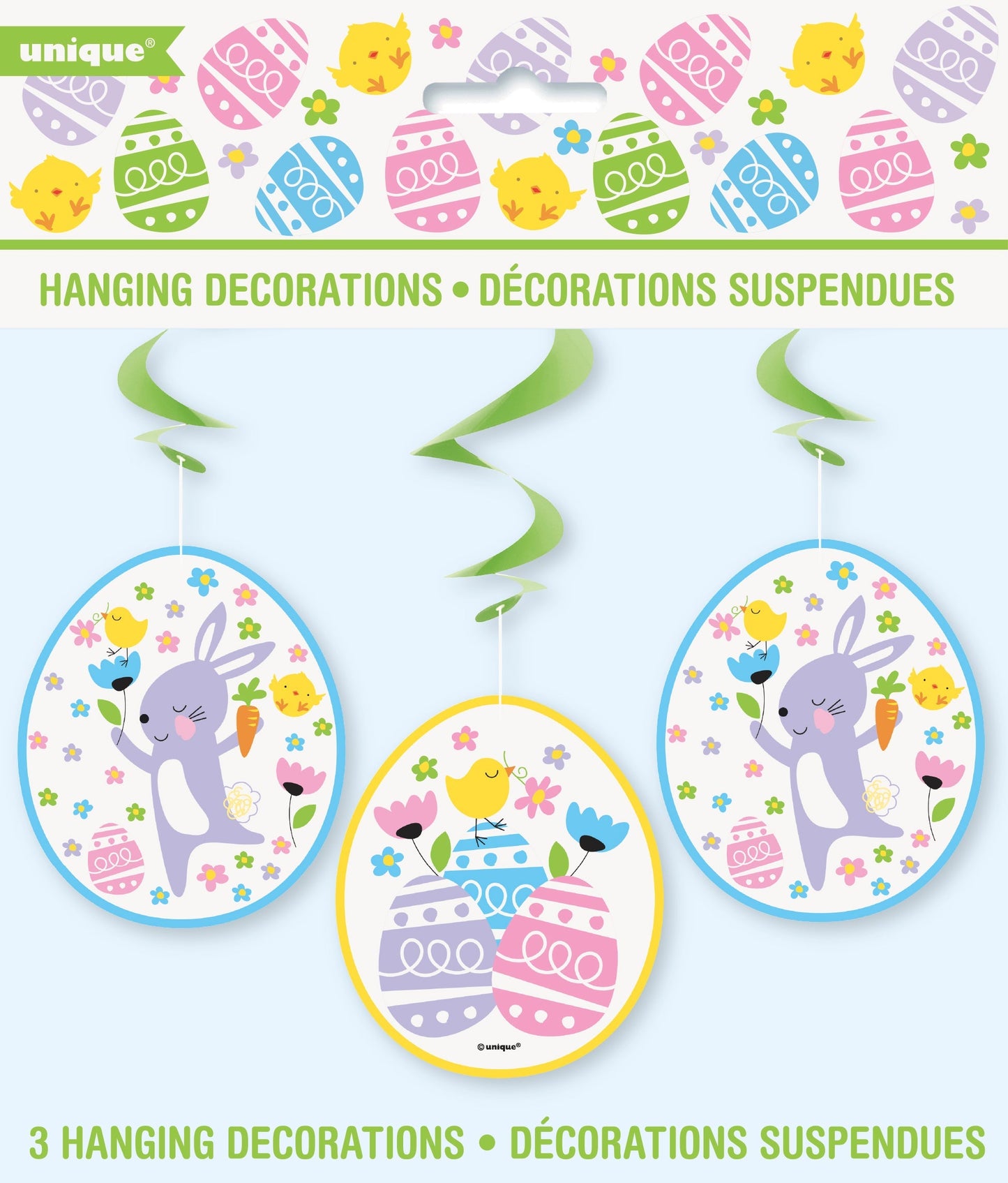 Colorful Easter Hanging Decorations by Unique from Instaballoons