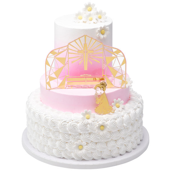 Communion Girl Altar Cake Kit by DecoPac from Instaballoons