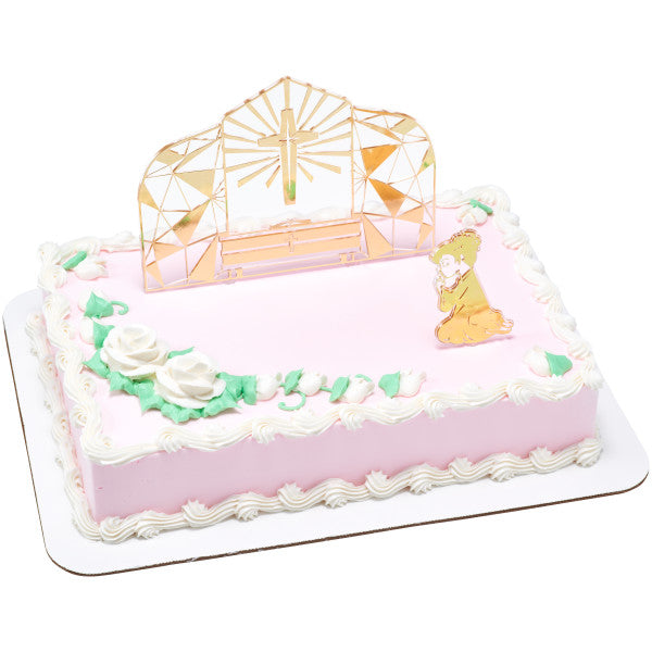 Communion Girl Altar Cake Kit by DecoPac from Instaballoons