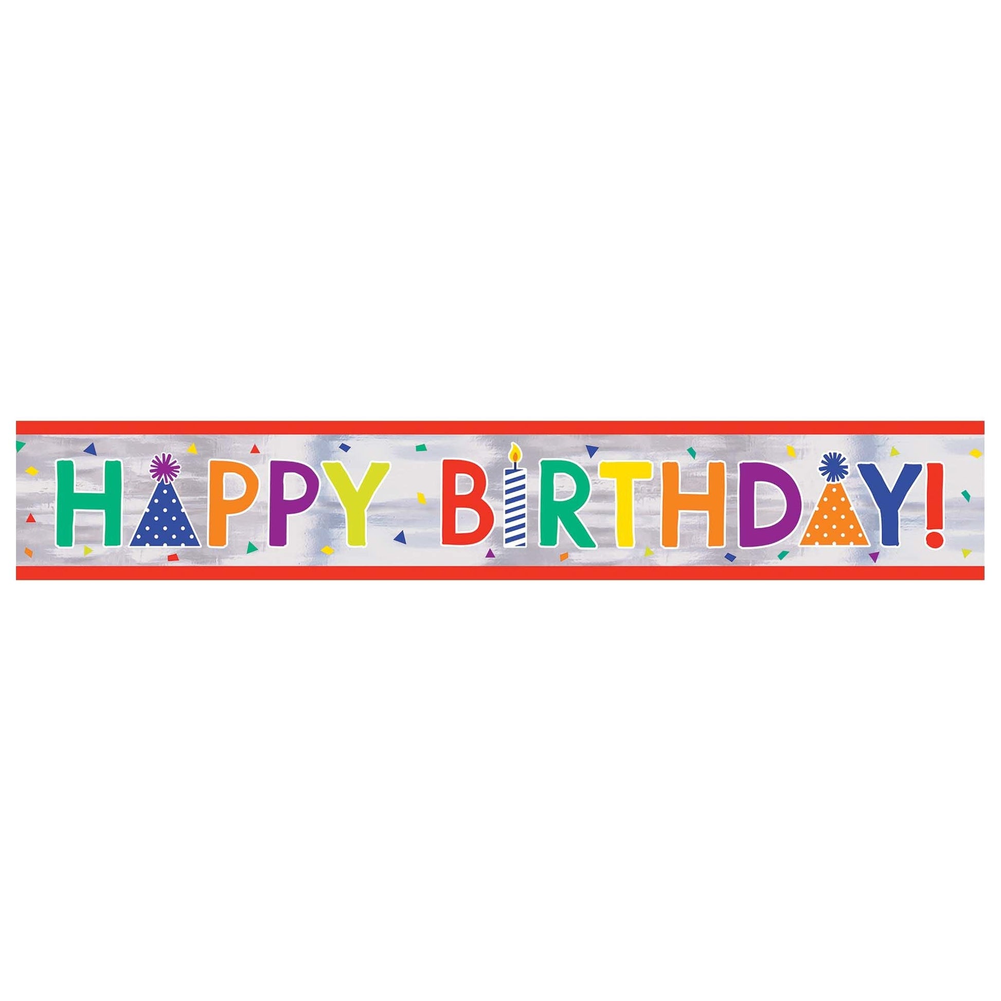 Confetti Time Birthday Foil Banner by Amscan from Instaballoons