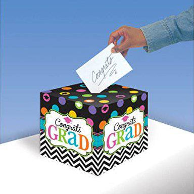 Card Holder Box - Congrats Grad - Amscan