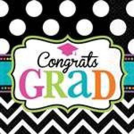 5" Beverage Napkins - Congrats Grad Dream Big Graduation (125ct) - Amscan