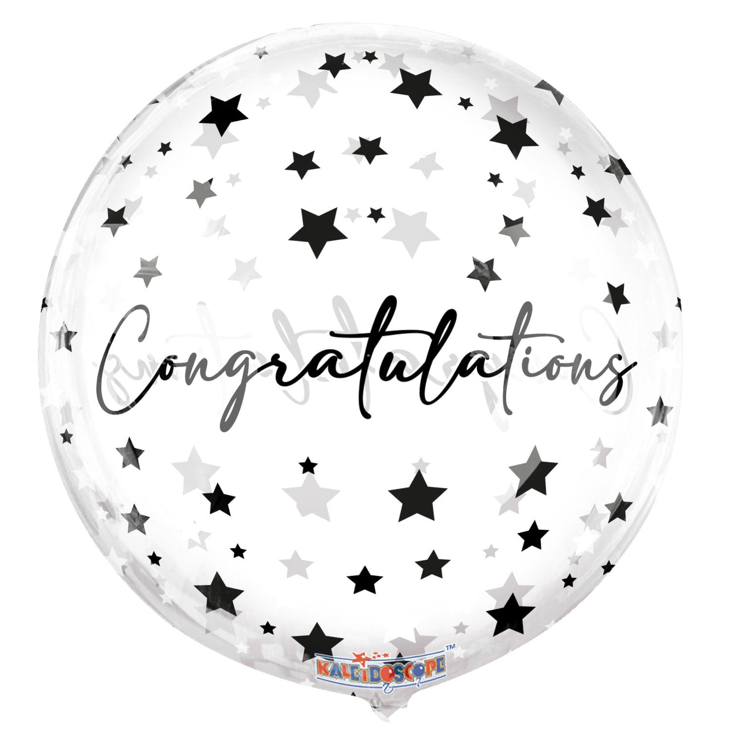 Congratulations Stars Gelliball 18″ Foil Balloon by Convergram from Instaballoons