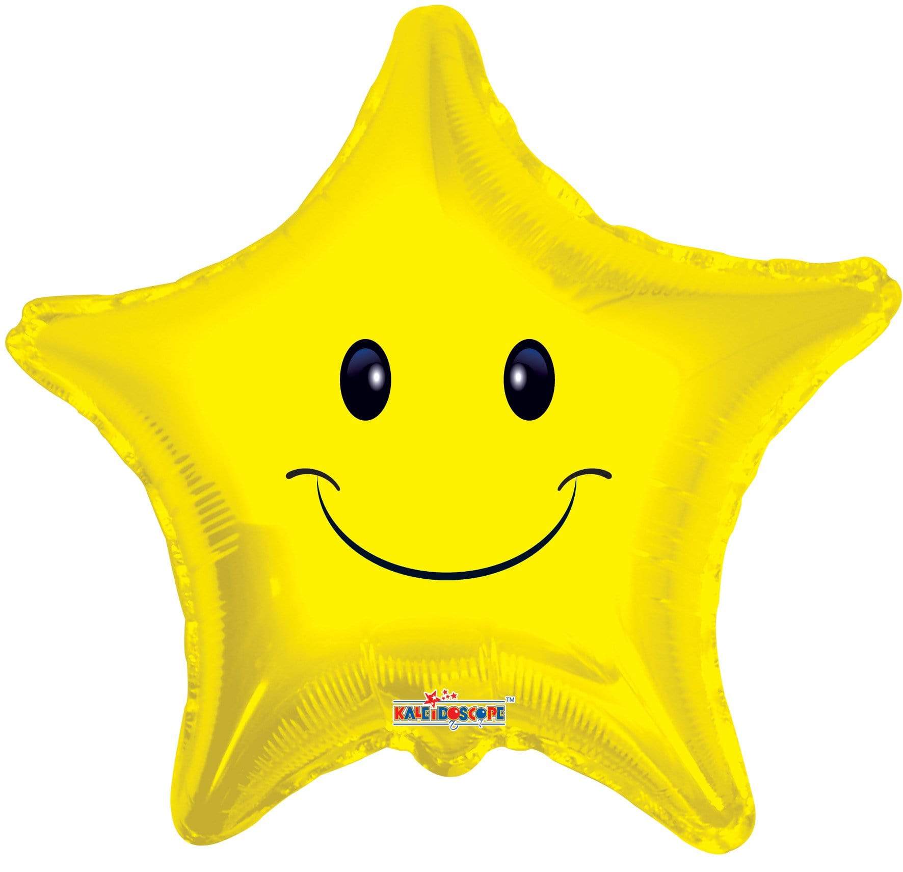 Convergram 18″ Smiley Face Star Balloon