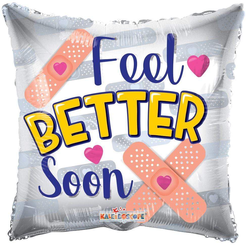 Feel Better Soon Get Well Band Aids 18″ Balloon