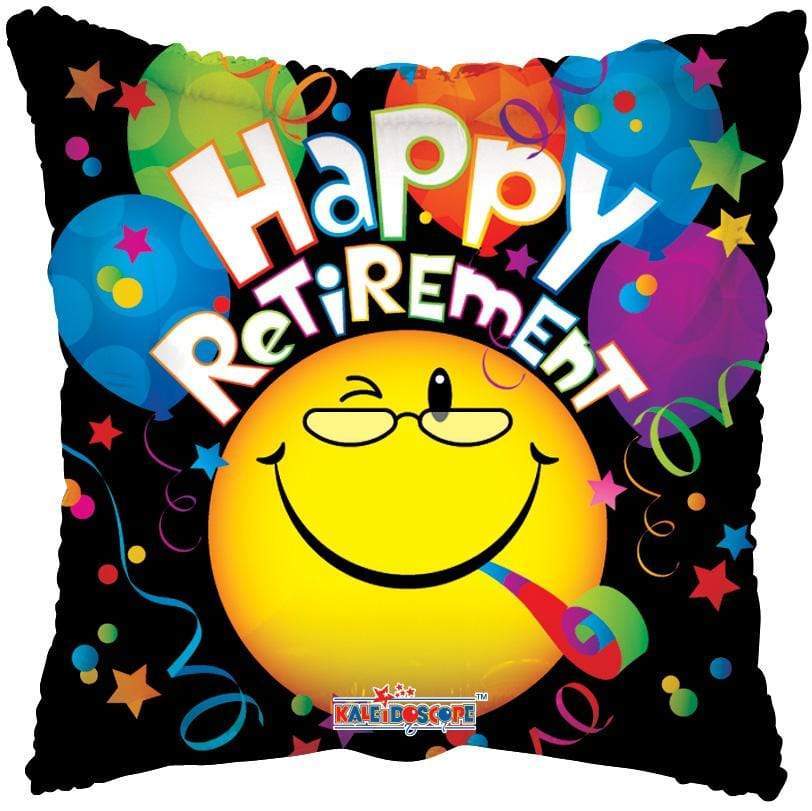 Convergram Happy Retirement Smiley 18″ Balloon