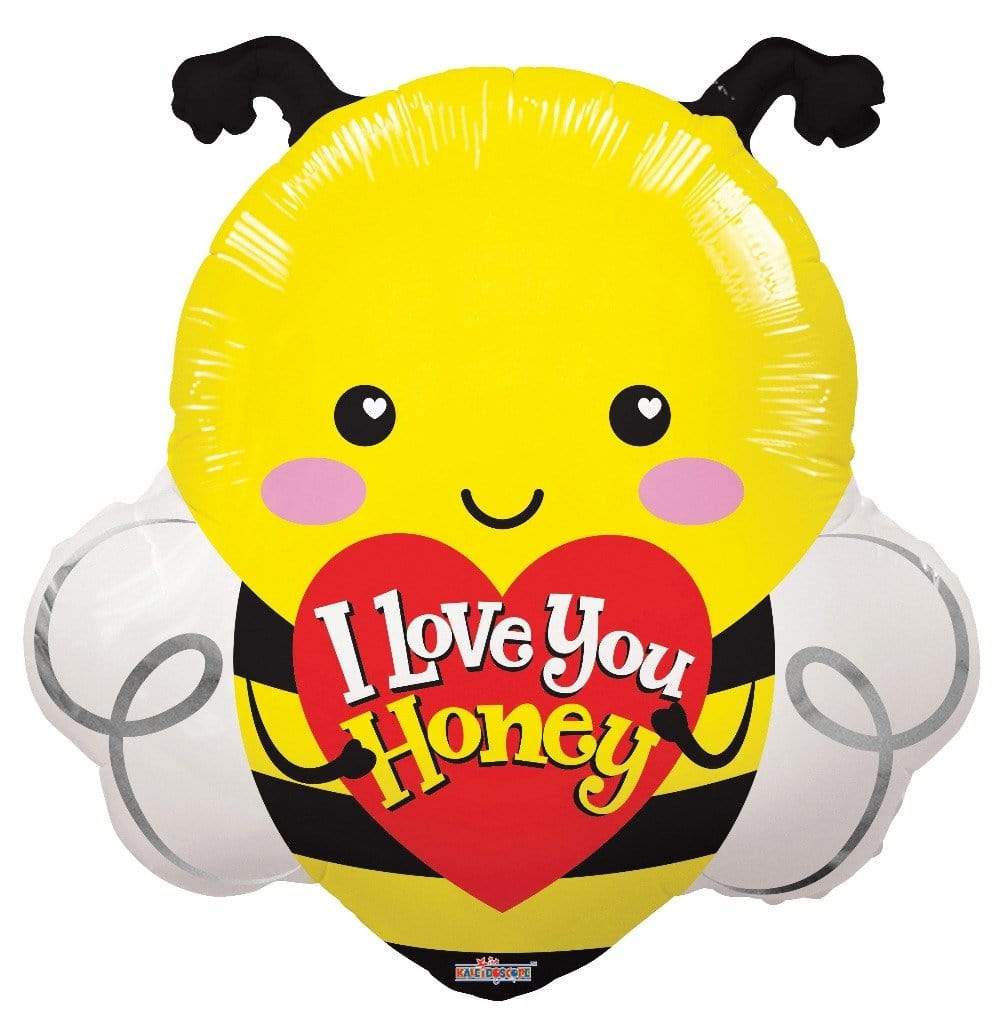 Convergram I Love You Honey 20" Bee Balloon