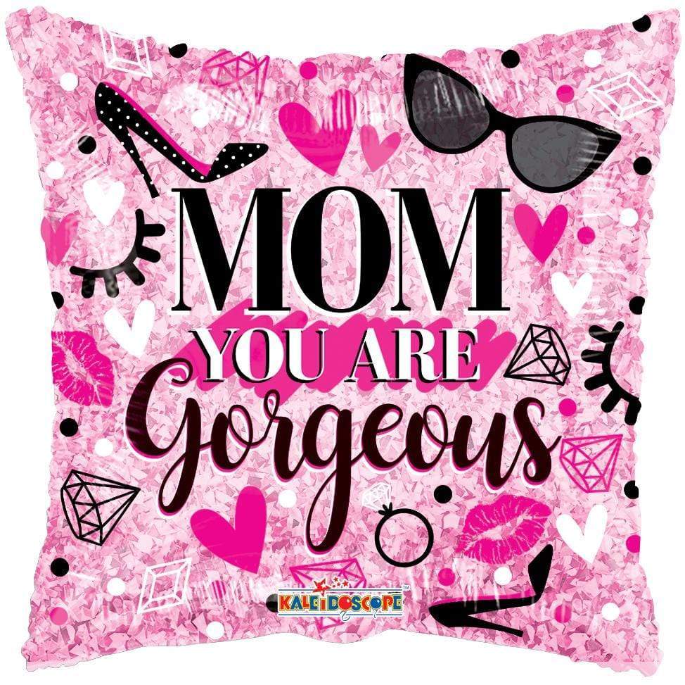 Convergram Mom You Are Gorgeous 18″ Holographic Balloon