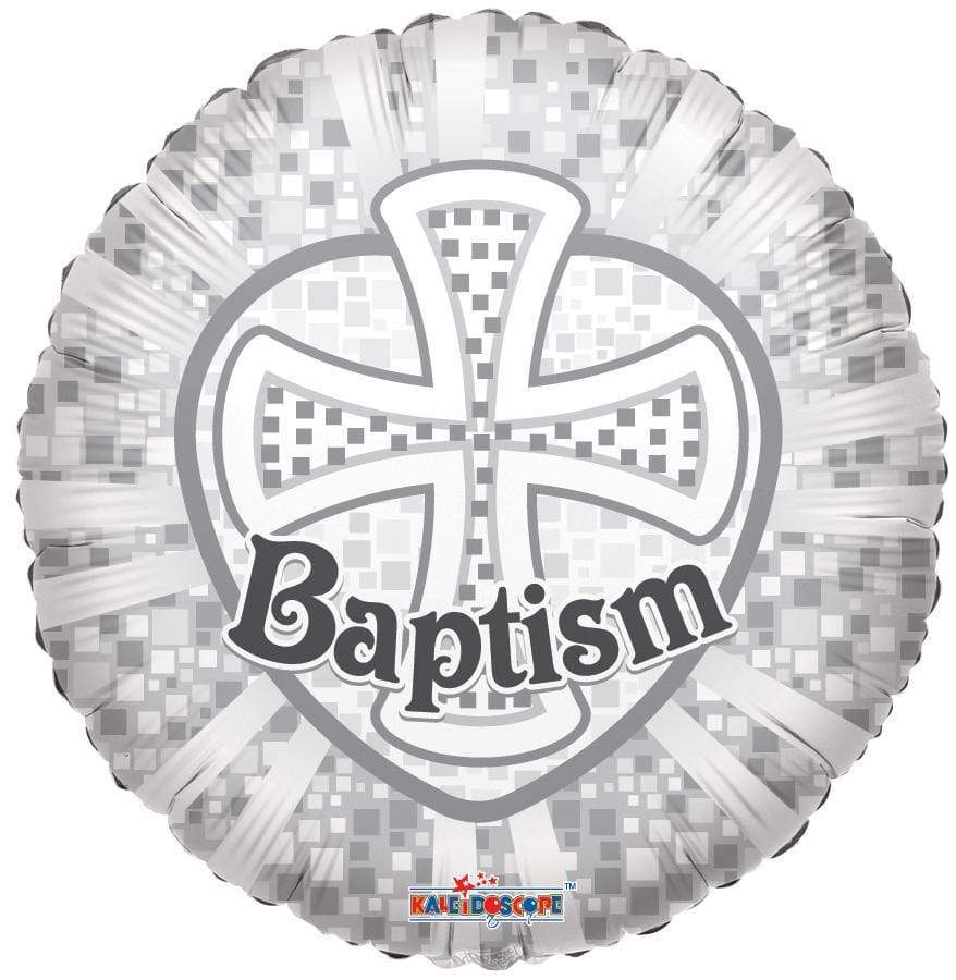 Convergram Mylar & Foil Baptism 18″ Balloon