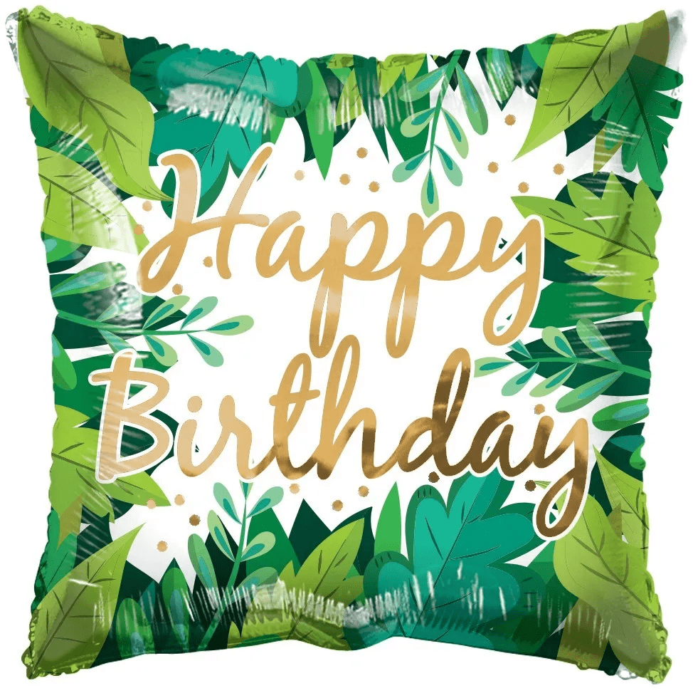 Convergram Mylar & Foil Birthday Foliage 18″ Balloon