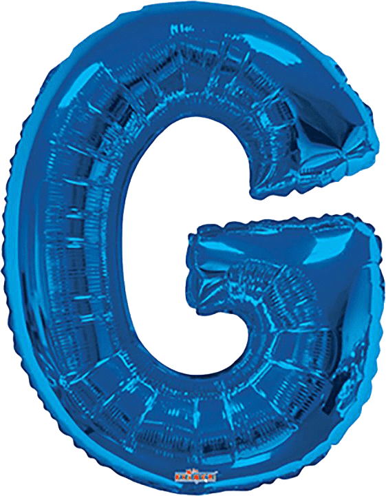 Blue Letter G 34″ Balloon