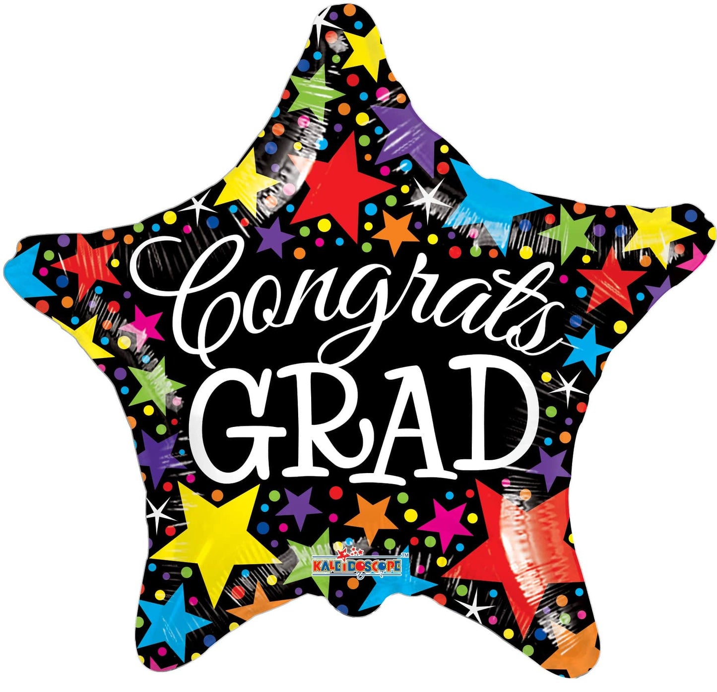 Convergram Mylar & Foil Congrats Grad Star Gellibean 18″ Balloon