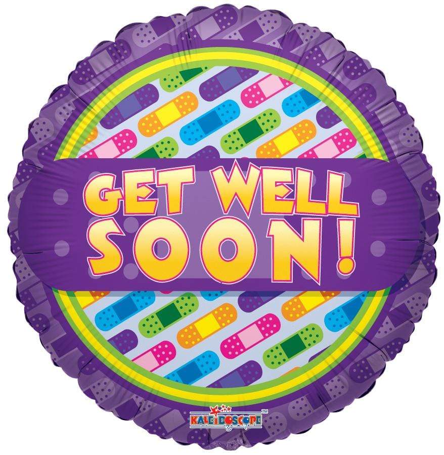 Get Well Soon Bandages 18″ Balloon