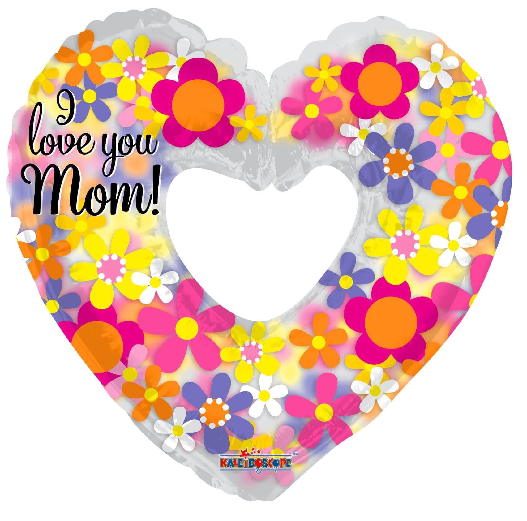 Convergram Mylar & Foil I Love You Mom! 36″ Balloon