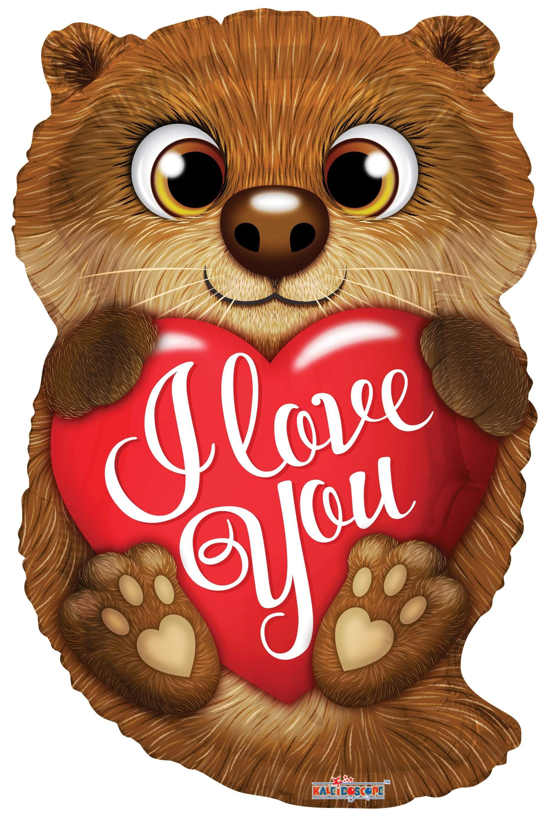 Convergram Mylar & Foil I Love You Otter 18″ Balloon