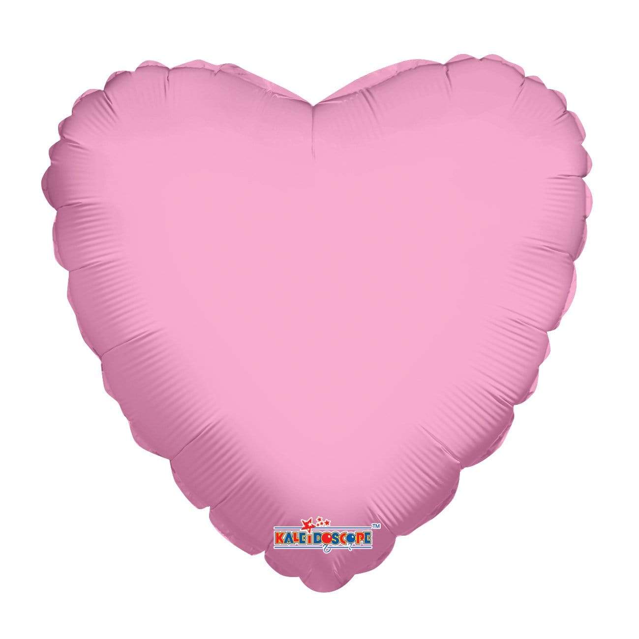 Convergram Mylar & Foil Light Pink Heart with Attached Ribbon 17″ Balloons (25 count)