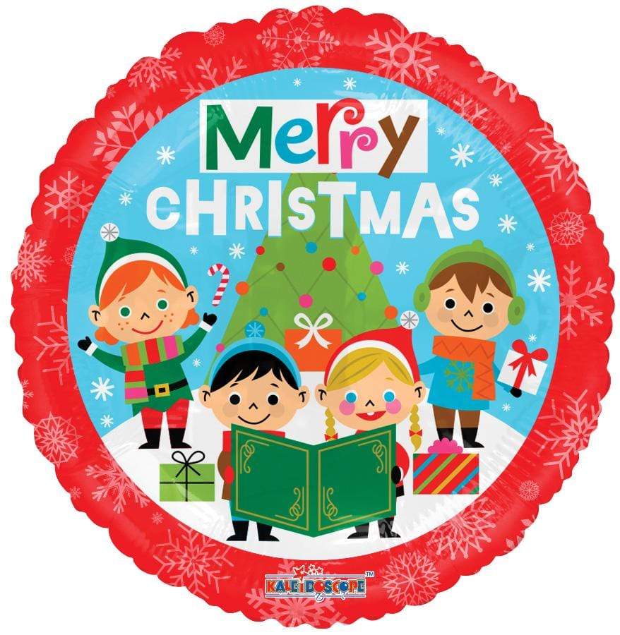 Convergram Mylar & Foil Merry Christmas Elves 18″ Balloon