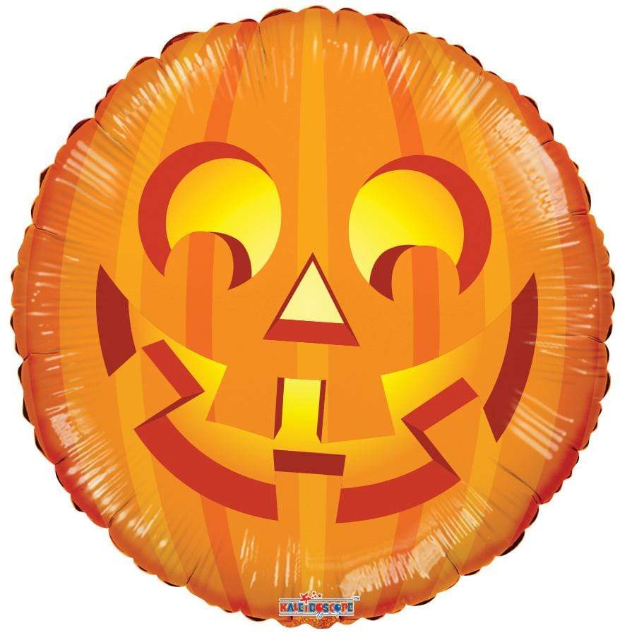 Convergram Mylar & Foil Pumpkin Jack o' Lantern 18″ Balloon