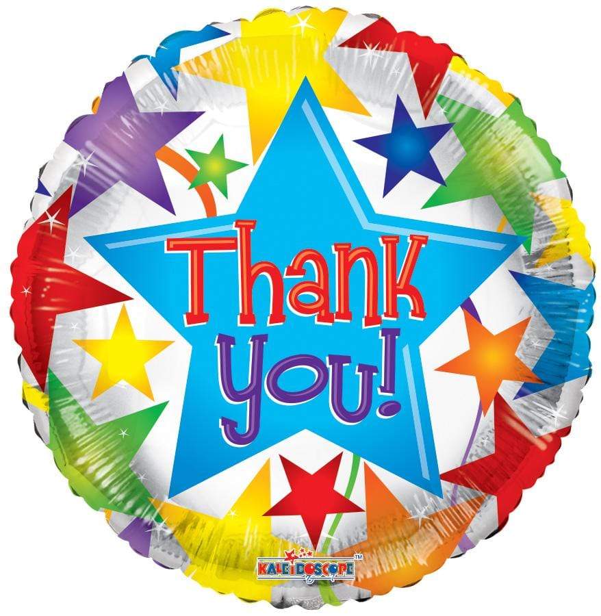 Convergram Mylar & Foil Thank You Stars