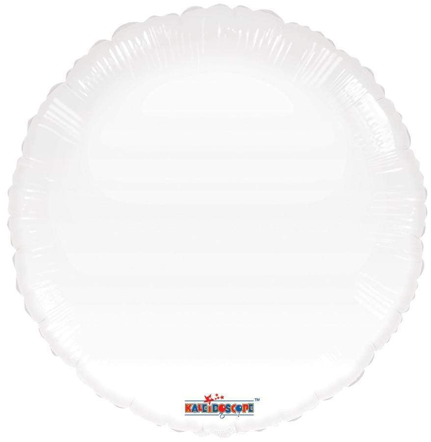 Convergram Mylar & Foil White Round 18″ Gellibean Balloon