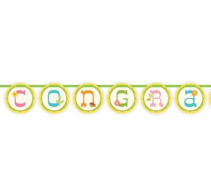 Convergram Party Supplies Happi Tree Circle Banner