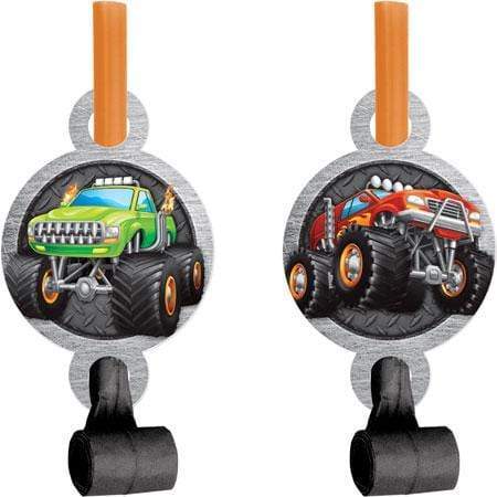 Convergram Party Supplies Monster Truck Rally Blowouts (8 count)