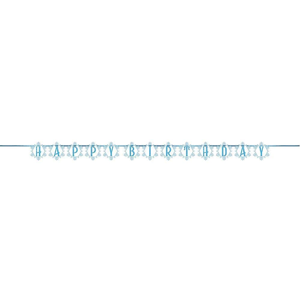 Convergram Party Supplies Snow Princess Banner