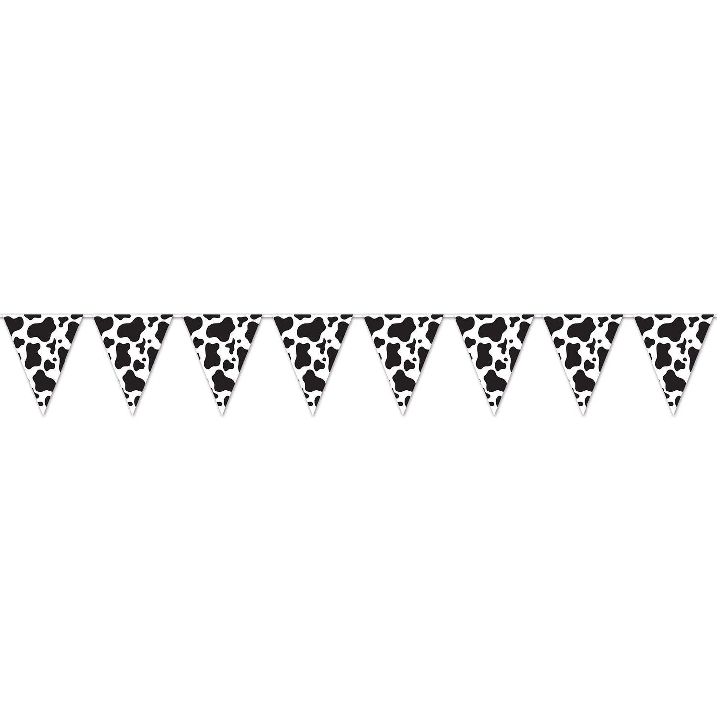 Cow Print Pennant Banner by Beistle from Instaballoons