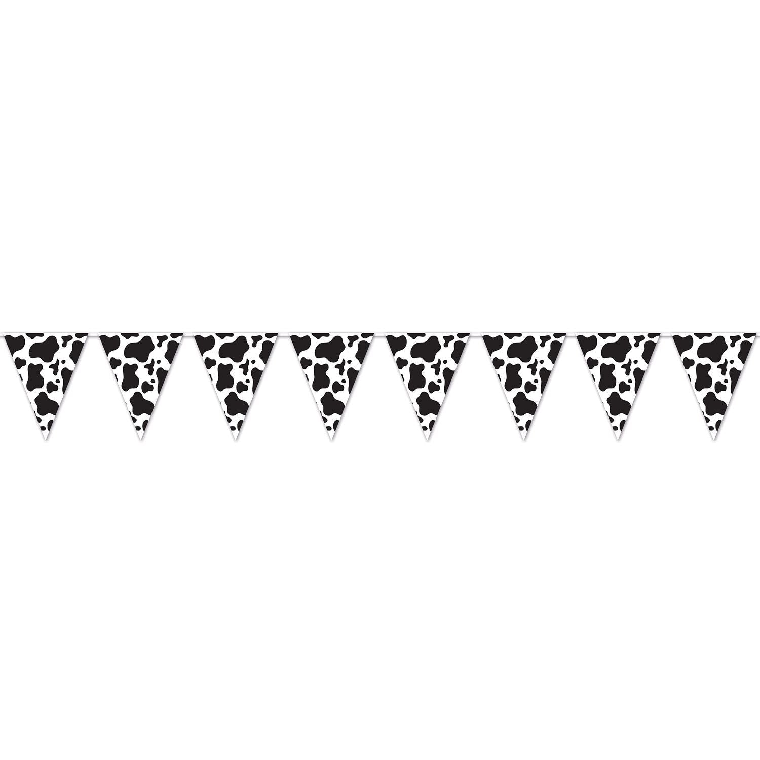 Cow Print Pennant Banner by Beistle from Instaballoons