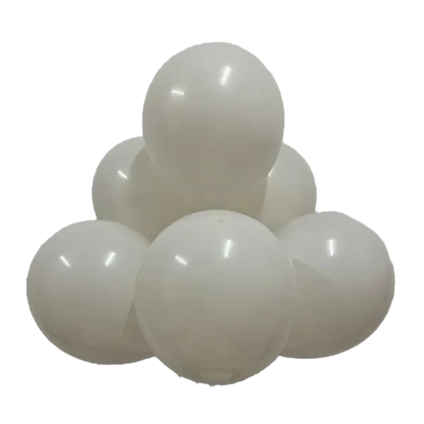 Cream 12″ Latex Balloons by GloMex from Instaballoons