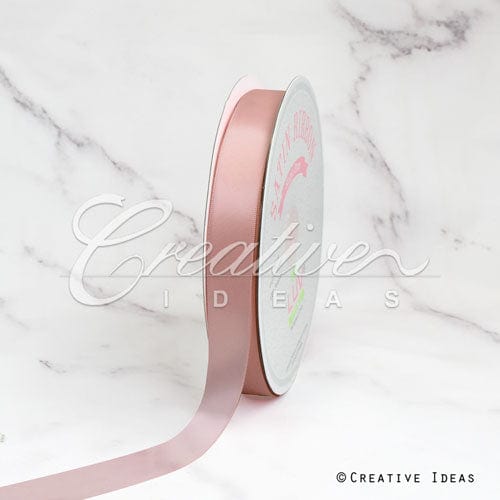Creative Ideas Party Supplies Rose Gold Single Face Satin Ribbon 100 Yards 7/8″