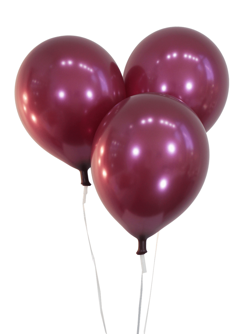 Creative Latex Metallic Burgundy Celebrity/Decorator 12″ Latex Balloons (144)